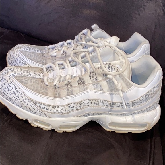 white just do it air max 95